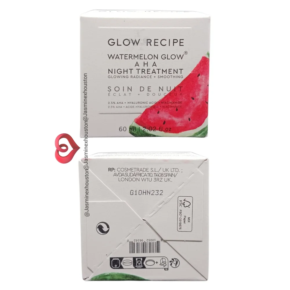 GLOW RECIPE Watermelon Glow AHA Night Treatment